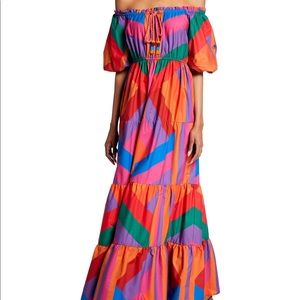 Farm Rio | Amanda Stripes Maxi Dress